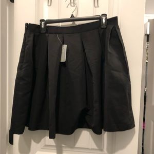 Short black skirt
